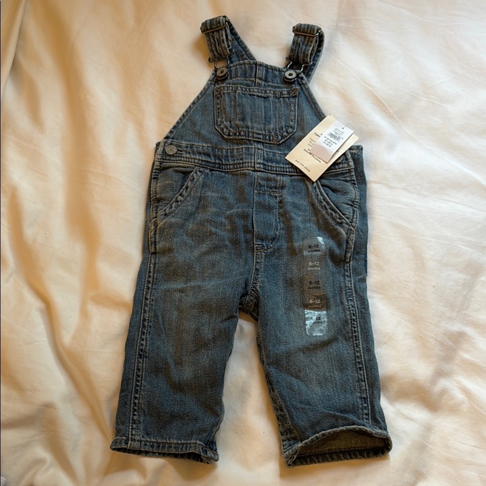 Baby Gap Soft Denim Overalls size 6-12 Months